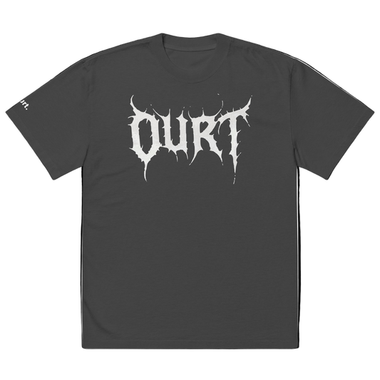 Built in the dark Oversized Faded Tee